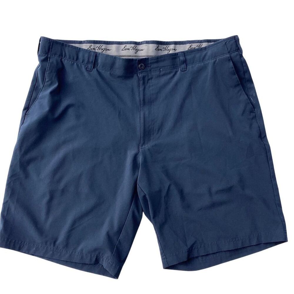 Ben Hogan Men's Shorts Size 42 Blue Casual Flat Front Lightweight‎